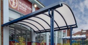 entrance canopies waterloo road