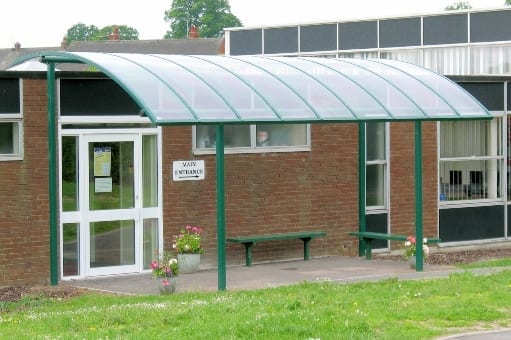 Shelter we designed for Beechgrove Junior School