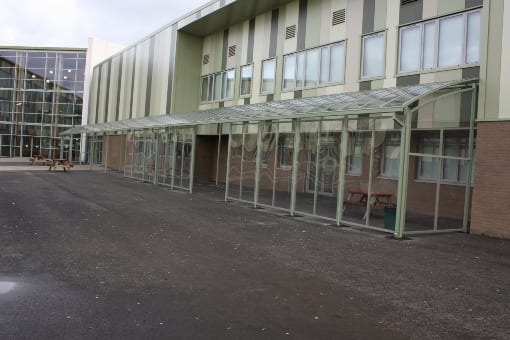 Canopy we installed at Our Lady's RC High School