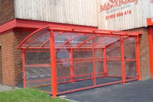 Buggy shelter we designed for Rocket Pool Nursery