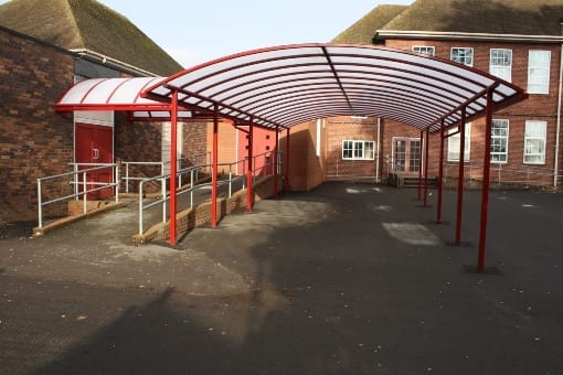 Shelter we designed for Sir John Talbot's School