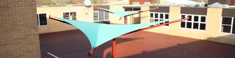 Weston Road High School Fabric Canopies