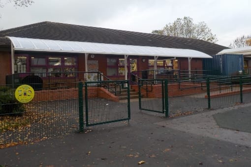 Canopy installed at Arboretum School