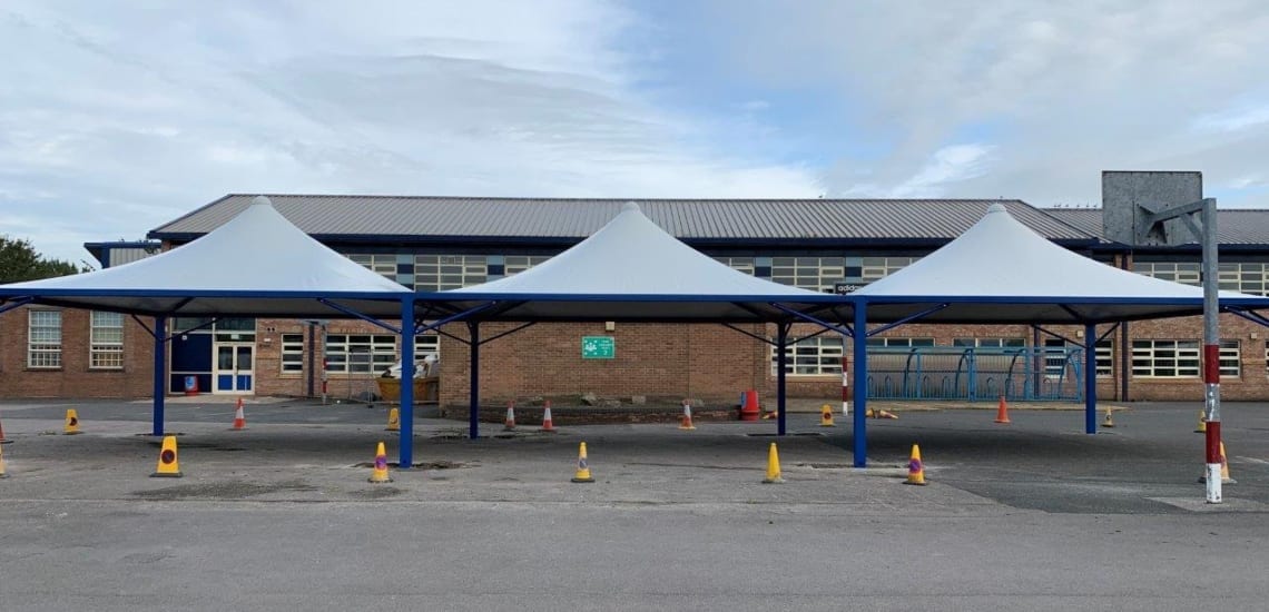 Canopies made for Penketh High School