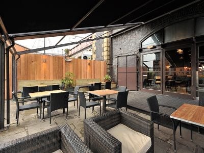 Retractable Canopies | Restaurant & Bar Canopy | A&S Landscape