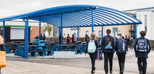 Larchfield School in Maidenhead installs a range of Canopies | A&S ...