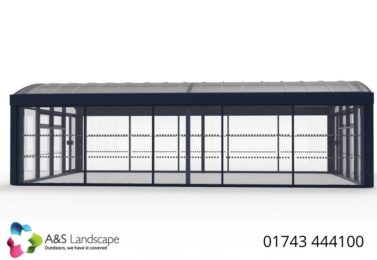 Enclosed School Dining Shelter Visual