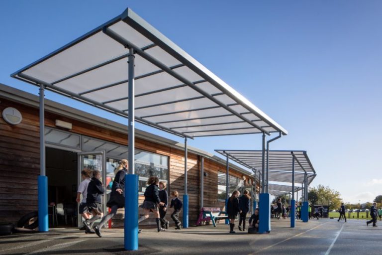 Playground Canopies at Ysgol Ty Ffynnon