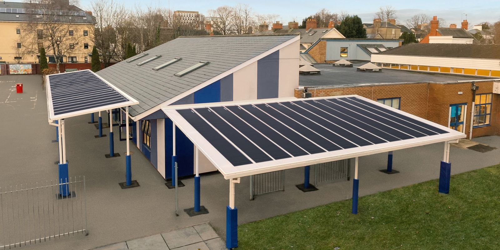 solar panel playground canopy