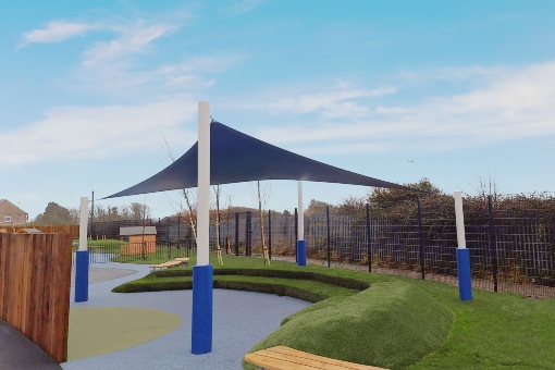 ysgol pembrey school playground canopy