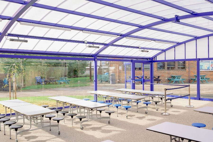 blackfen school dining canopy