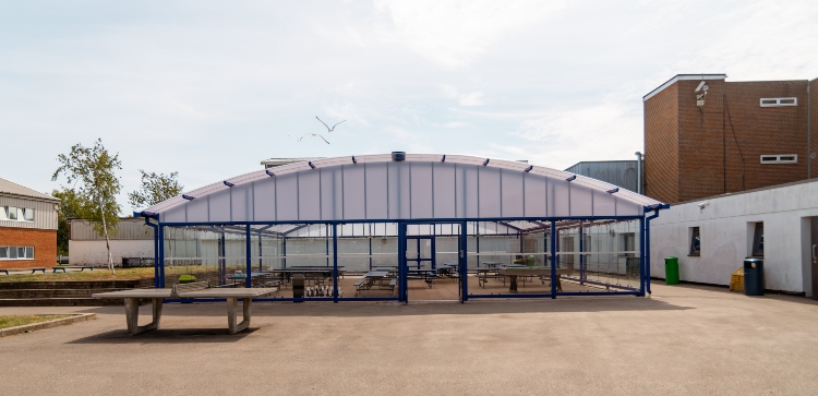 dining canopy for schools in kent