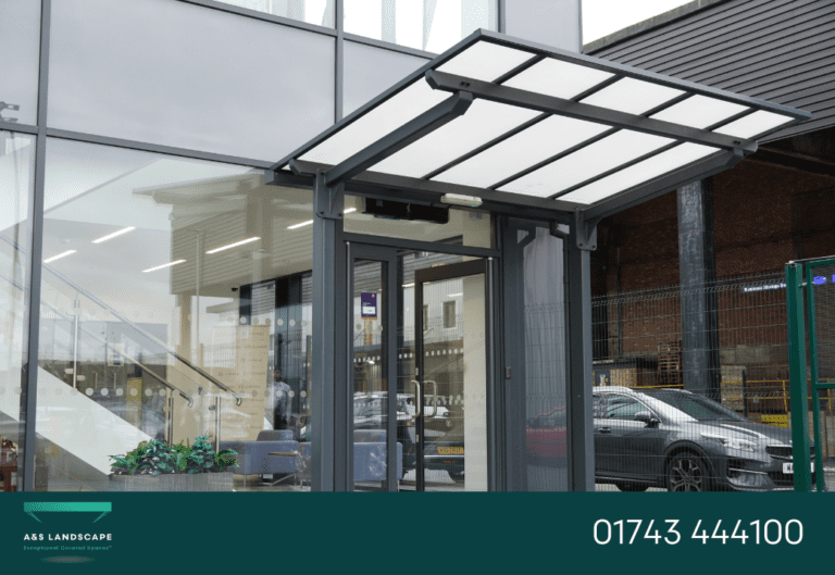 office entrance canopy