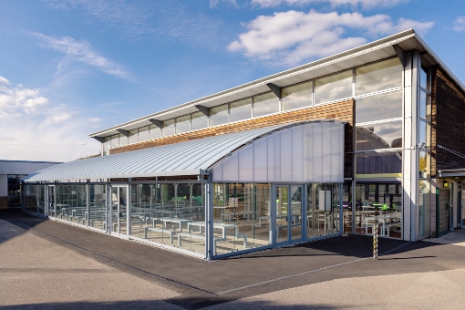 enclosed school dining canopy greenford